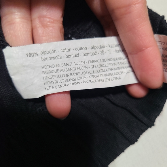 Zara Black Crop Top sz L - Picture 7 of 7